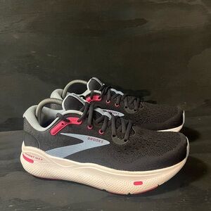 Brooks Ghost Max Blue Black Pink Womens Sz 9 Running Shoes 1203951B082 No Insole